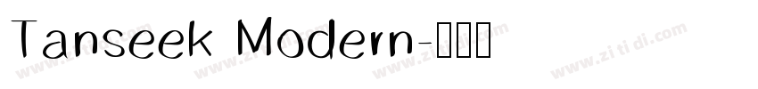 Tanseek Modern字体转换 Tanseek Modern字体转换